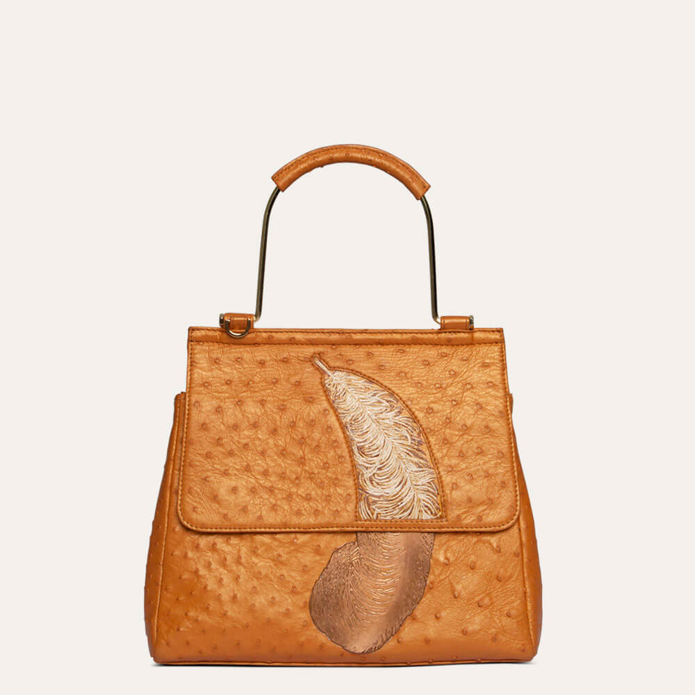Loving this colour 🍊🔥 #Ostrich #exotic #exoticbag #exoticbags #louis