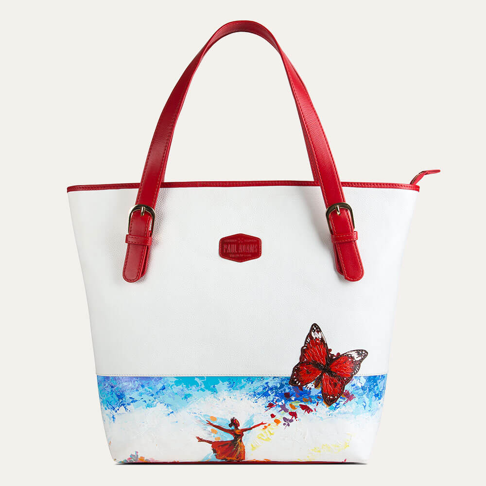 Pauls Boutique Tote Bag Large Purse Multicolour Patches I heart PB Good  Quality